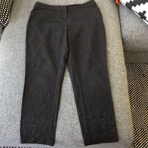 Alfani-black pants w/ beautiful embroidery, 10